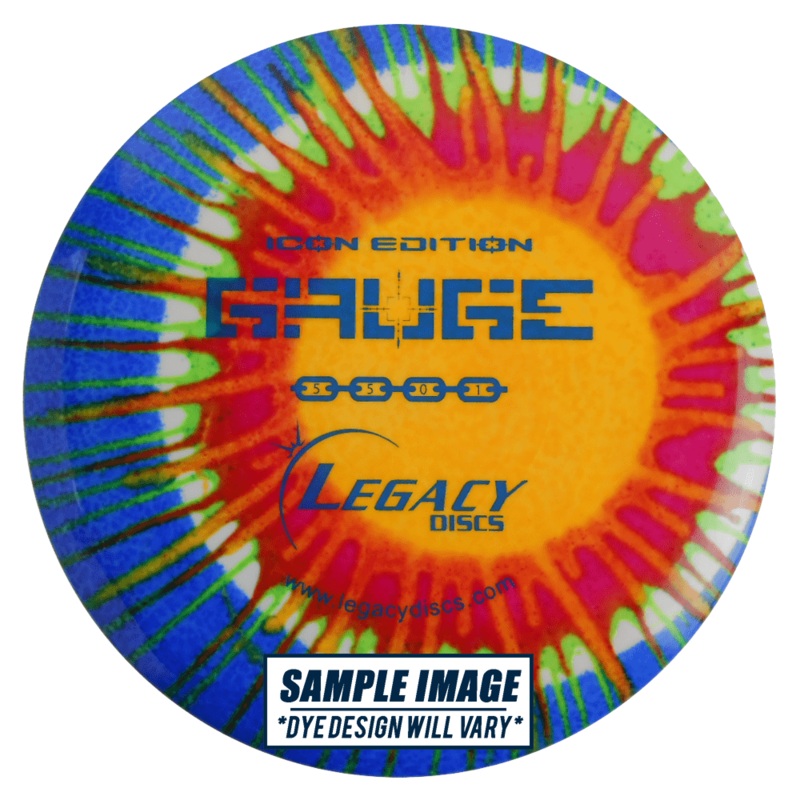 Legacy Tie-Dye Icon Edition Gauge Midrange Golf Disc