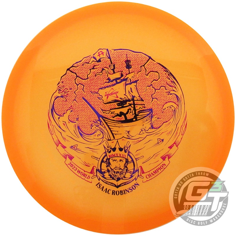Prodigy Limited Edition Isaac Robinson 2023 PDGA World Champion Smuggler’s Pursuit Stamp 400 Series Archive Midrange Golf Disc