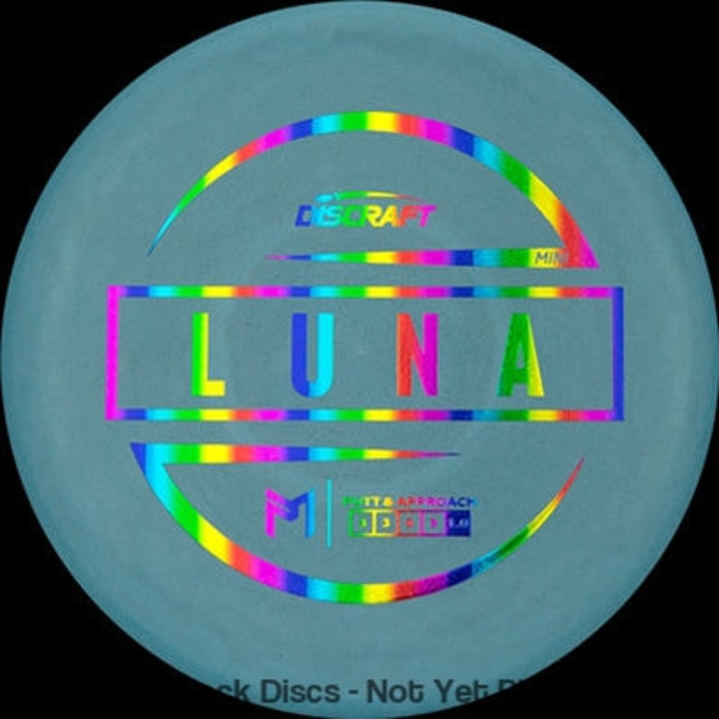 Discraft Jawbreaker/Rubber Blend Mini Luna Mini Junior Putter with PM Logo Stock Stamp [Back Stock Inventory – Disc and Stamp Color WILL VARY]