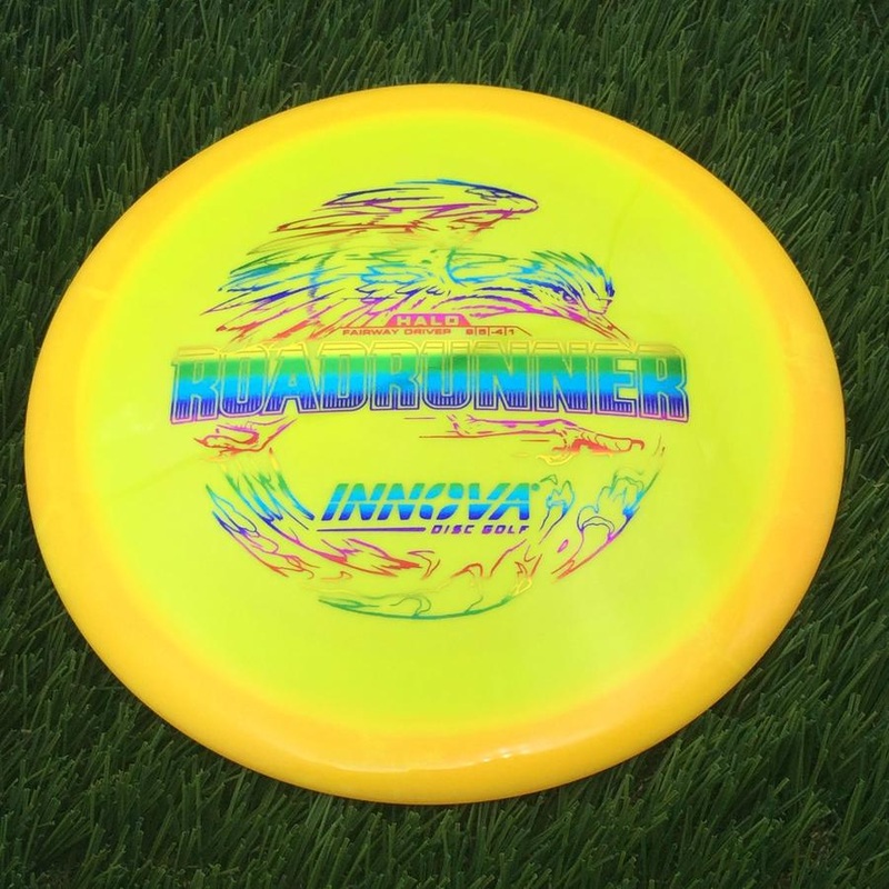 Innova Halo Star Roadrunner with Burst Logo Stock Stamp – 164g – Yellowish Orange