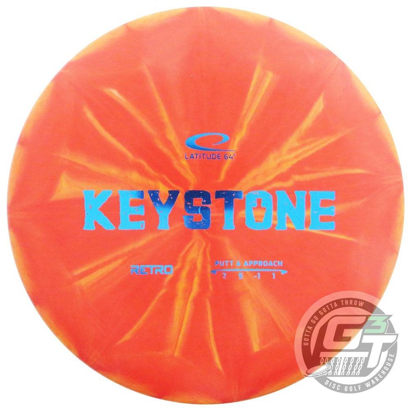Latitude 64 Misprint Retro Line Keystone Putter Golf Disc