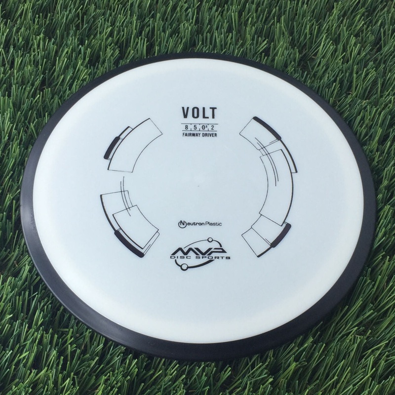 MVP Neutron Volt with Stock Stamp with Flight Numbers Stamp – 172g White