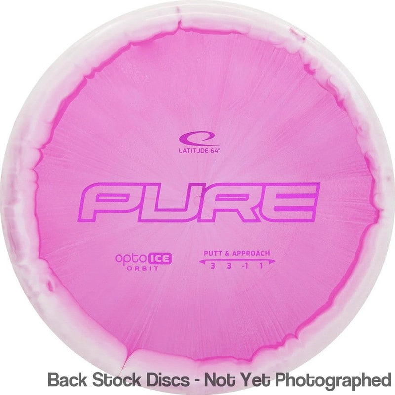 Latitude 64 Opto Ice Pure Putter (Stock Stamp) [Back Stock Inventory – Disc and Stamp Color WILL VARY]