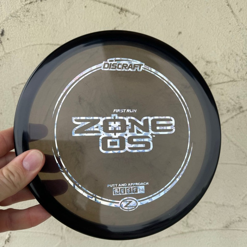 Auction! Jan ’24 – Discraft Elite Z Zone OS with First Run Stamp – 175g – Translucent Black – Small Scuff on Rim