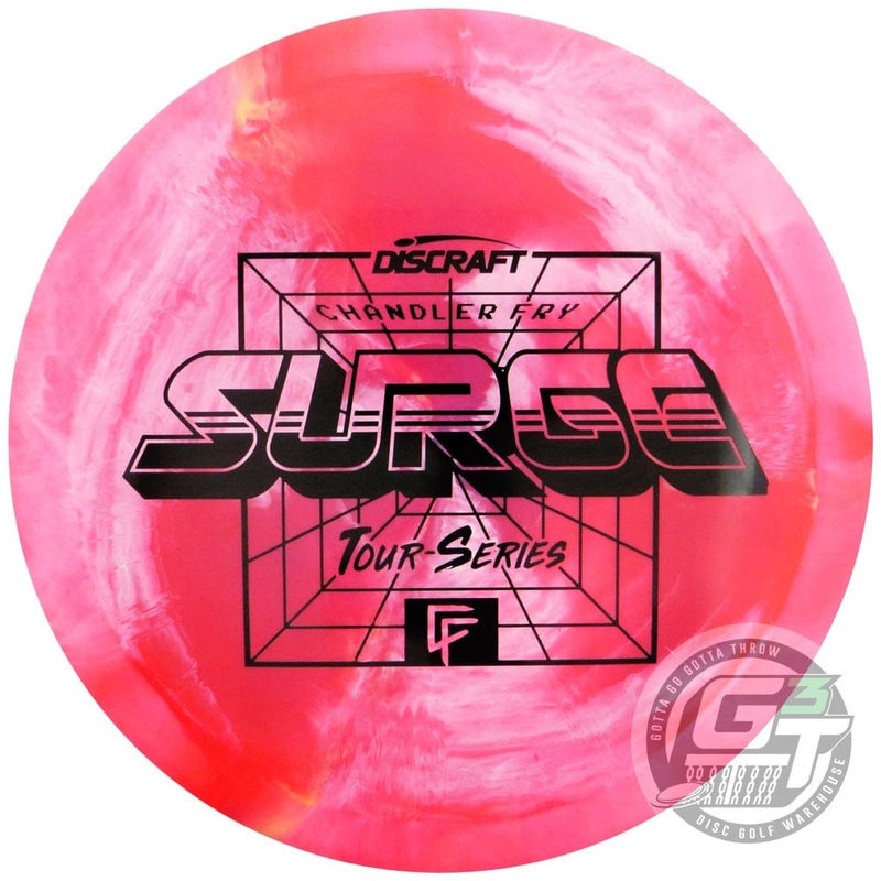 Discraft Limited Edition 2022 Tour Series Chandler Fry Swirl ESP Surge Distance Driver Golf Disc