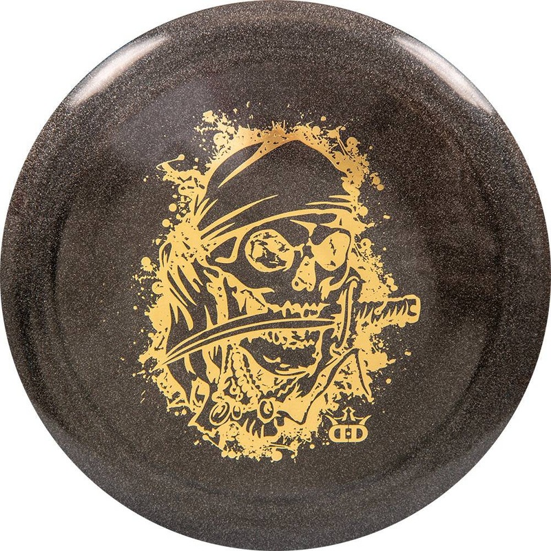 Dynamic Discs Limited Edition Pirate Stamp Metallic Lucid Raider Distance Driver Golf Disc
