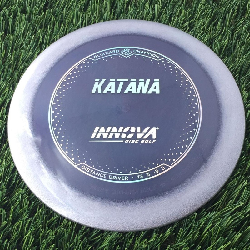 Innova Champion Blizzard Katana with Burst Logo Stock Stamp – 158g – Translucent Muted Purple