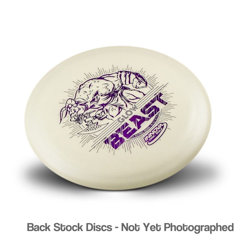 Innova DX Glow Beast Distance Driver with Minotaur with Battle Axe Stamp [Back Stock Inventory – Disc and Stamp Color WILL VARY]