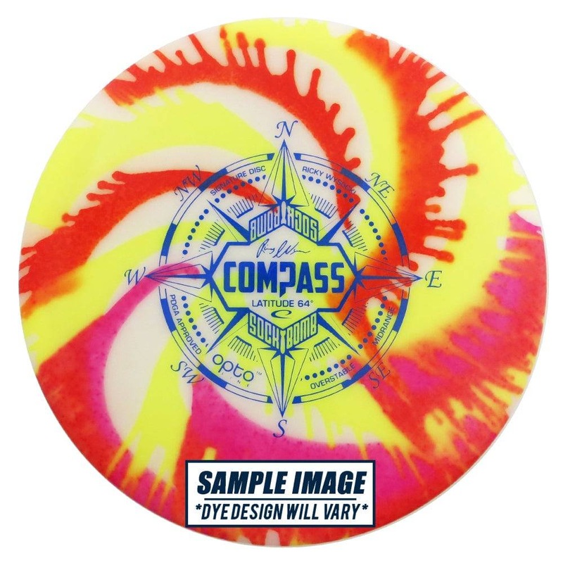 Latitude 64 MyDye Opto Line Compass Midrange Golf Disc