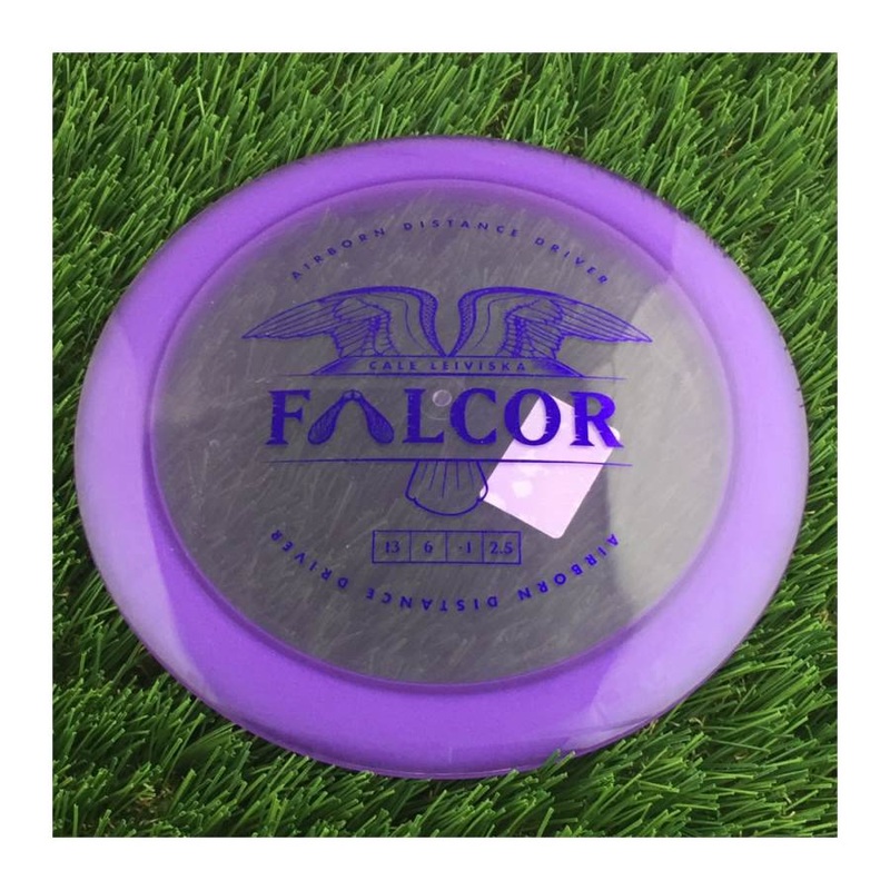 Prodigy 400 D2 Falcor (by Airborn) with Airborn Cale Leiviska Stock Stamp – 172g – Translucent Purple