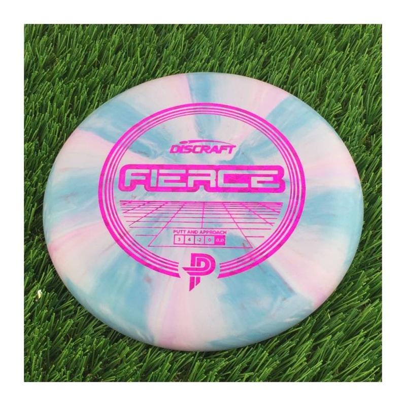 Discraft Swirl Fierce with PP Logo Stock Stamp Stamp – 166g – Solid Bluish Pink