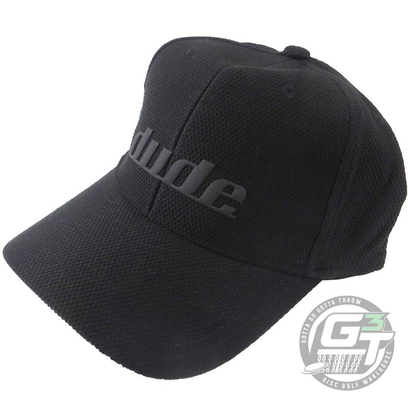 DUDE Tech Flex Logo FlexFit Disc Golf Hat