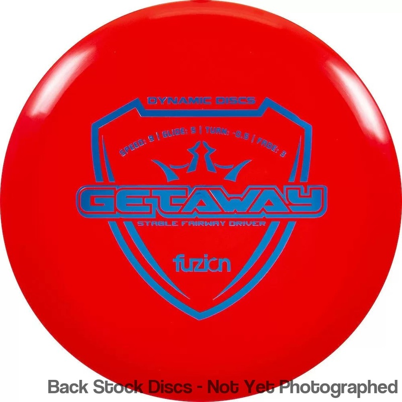Dynamic Discs Fuzion Getaway Fairway Driver (Stock Stamp) [Back Stock Inventory – Disc and Stamp Color WILL VARY]