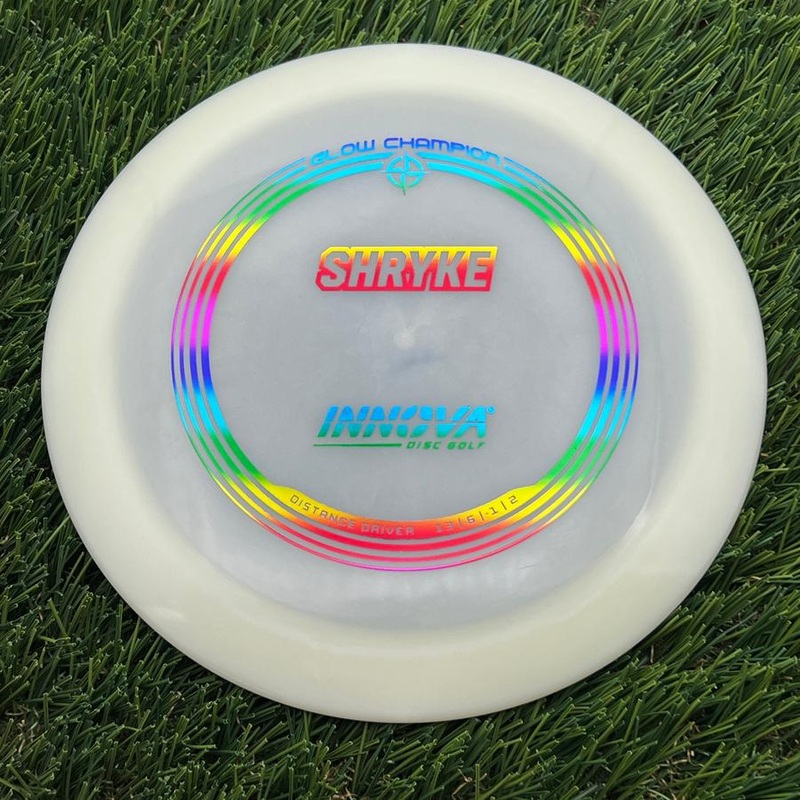 Innova Champion Glow Champion Shryke with Burst Logo Stock Stamp – 175.31g – Glow