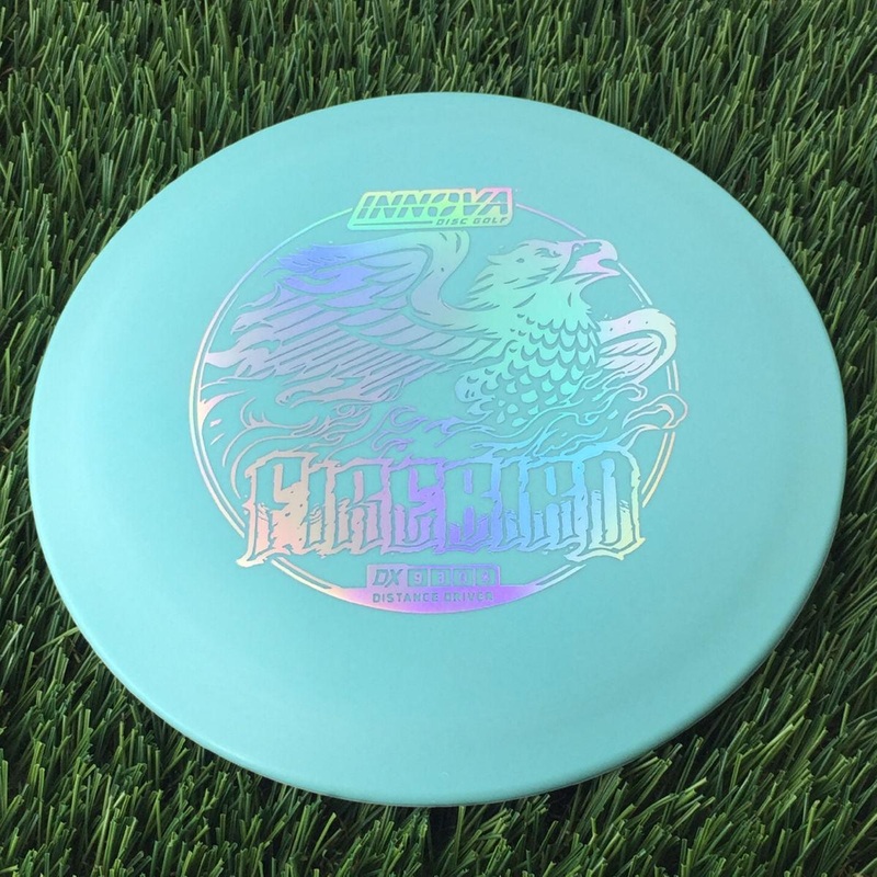 Innova DX Firebird with Burst Logo Stock Stamp – 169g Turquoise Blue