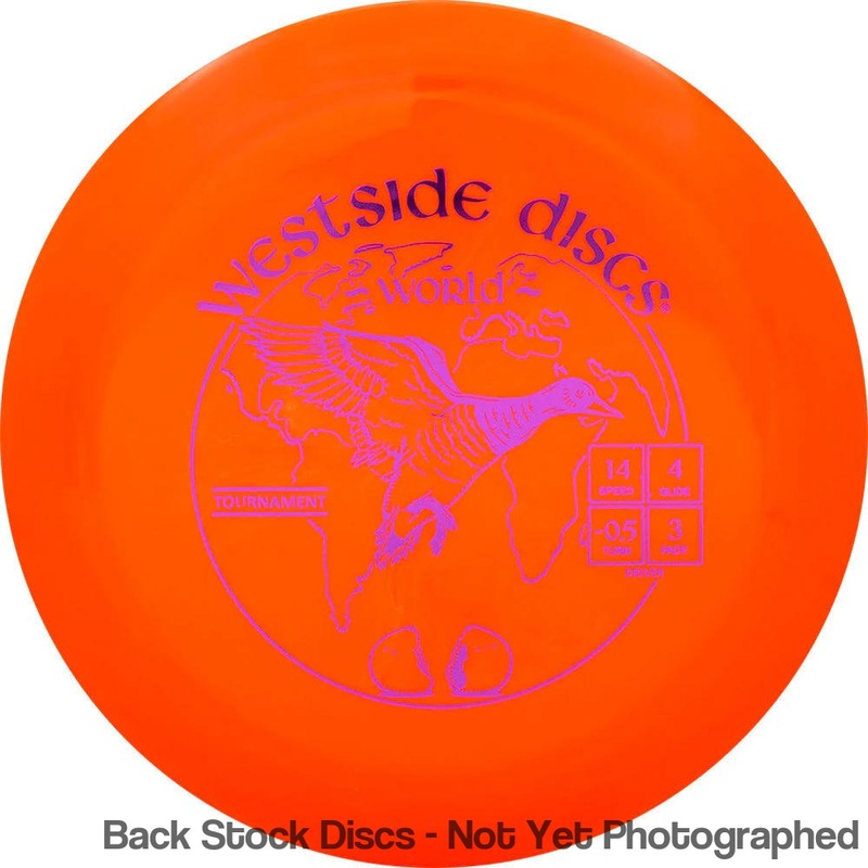 Westside Tournament World Distance Driver (Stock Stamp) [Back Stock Inventory – Disc and Stamp Color WILL VARY]