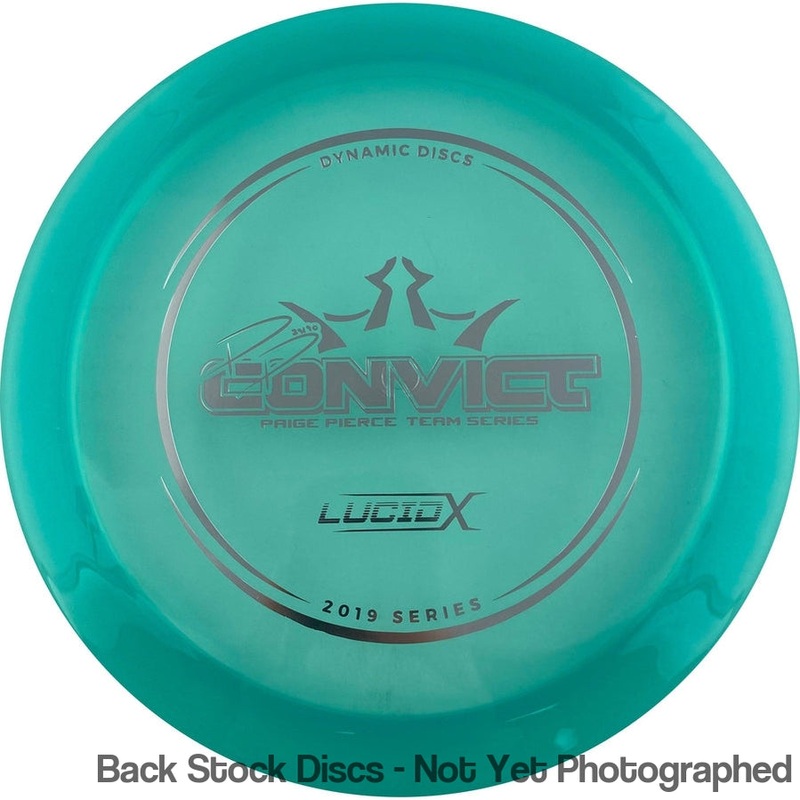 Dynamic Discs Lucid-X Convict Fairway Driver with Paige Pierce 2019 Team Series Stamp [Back Stock Inventory – Disc and Stamp Color WILL VARY]