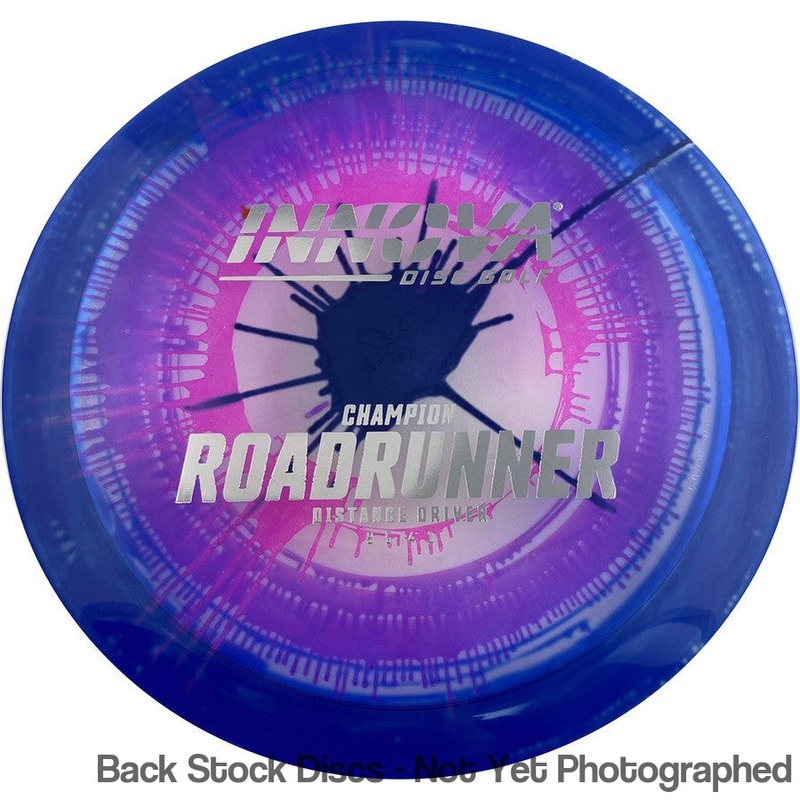Innova Champion I-Dye Roadrunner Distance Driver with Burst Logo Stock Stamp [Back Stock Inventory – Disc and Stamp Color WILL VARY]