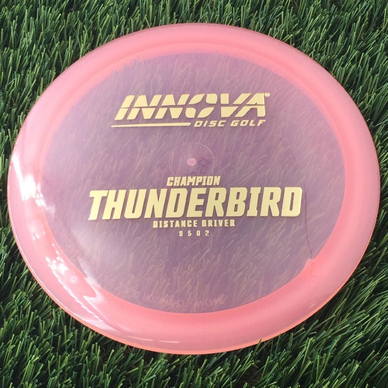 Innova Champion Thunderbird with Burst Logo Stock Stamp – 175g – Translucent Light Pink