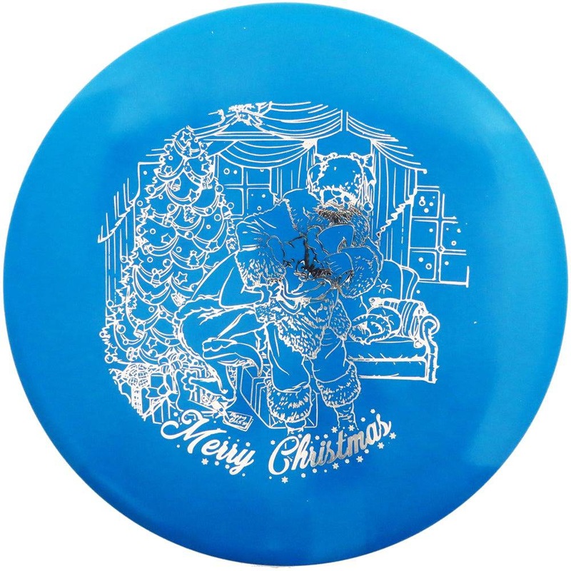 Legacy Limited Edition 2019 Holiday Santa vs. Grinch Icon Gauge Midrange Golf Disc