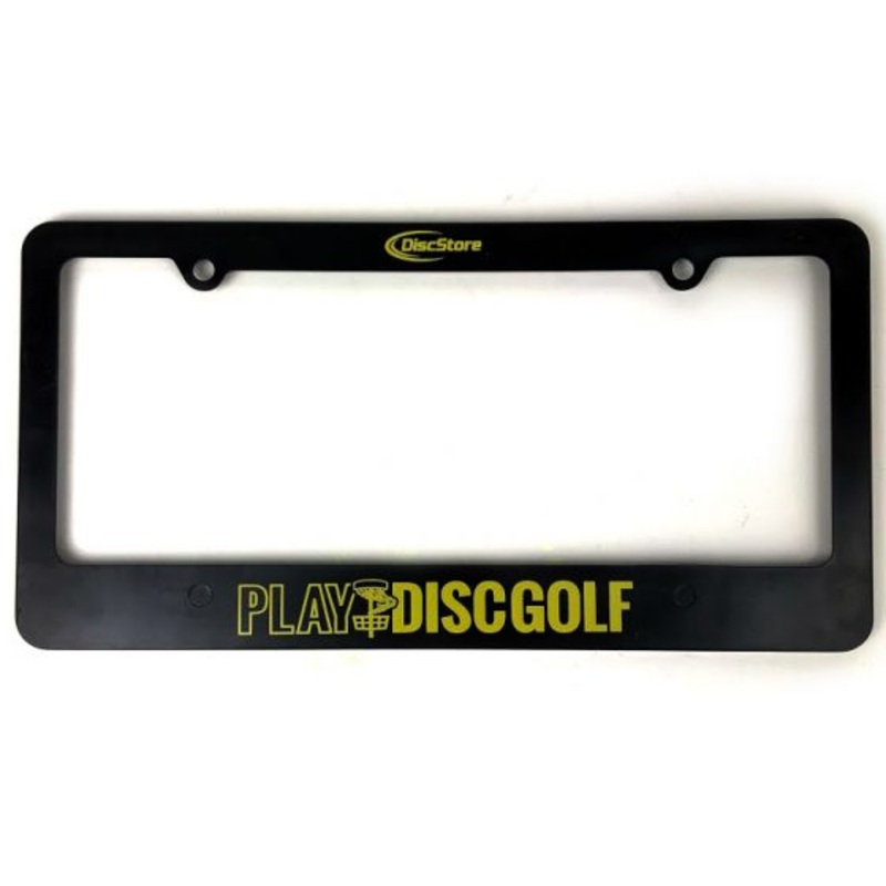 Play Disc Golf License Plate Frame