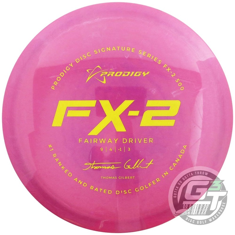 Prodigy Limited Edition 2022 Signature Series Thomas Gilbert 500 Series FX2 Fairway Driver Golf Disc