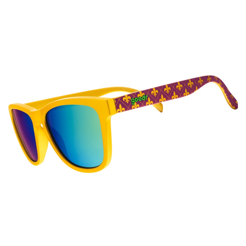 “Born In A King Cake Mardi Gras OG Polarized Sunglasses