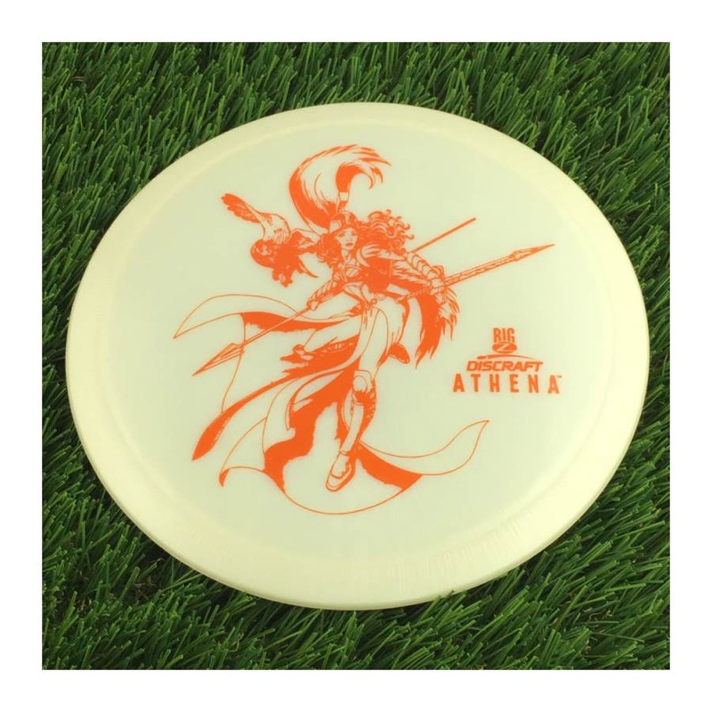 Discraft Big Z Collection Athena with Big Z Stock Stamp with Inside Rim Embossed PM Paul McBeth Stamp – 173g – Solid  Off White