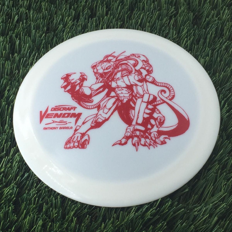 Discraft ESP Glo Venom with Limited Edition Mecha Viper – Anthony Barela Stamp – 169g White