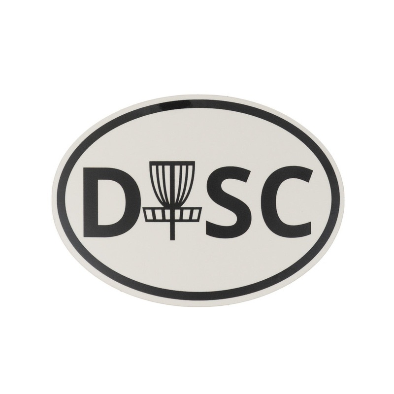 Oval Disc Basket Sticker