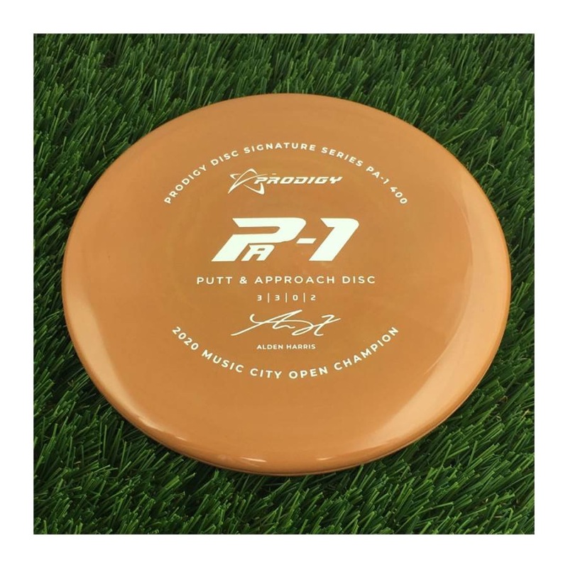 Prodigy 400 PA-1 with 2022 Signature Series Alden Harris – 2020 Music City Open Champion Stamp – 171g – Solid Brown