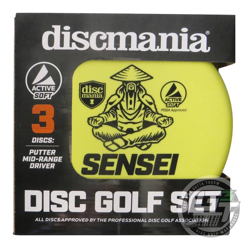 Discmania Active Line Soft 3-Disc Beginner Disc Golf Set