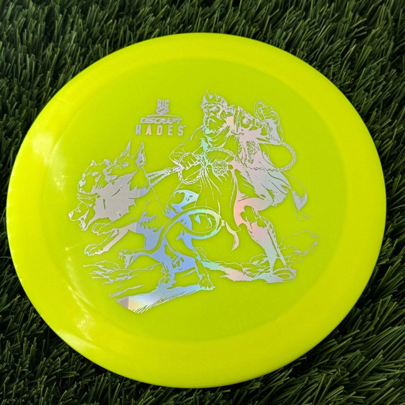 Discraft Big Z Collection Hades with Big Z Stock Stamp with Inside Rim Embossed PM Paul McBeth Stamp – 174g Yellow