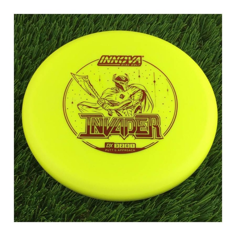 Innova DX Invader with Burst Logo Stock Stamp – 169g – Solid Yellow