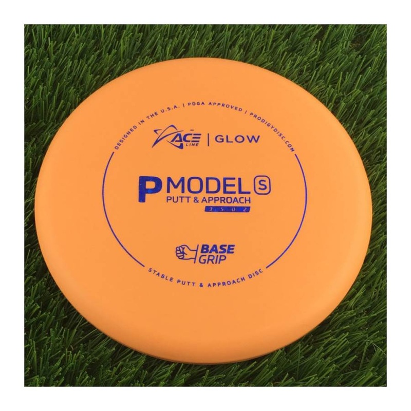 Prodigy Ace Line Basegrip Color Glow P Model S with Cale Leiviska 2021 Bottom Stamp Stamp – 174g – Solid Orange