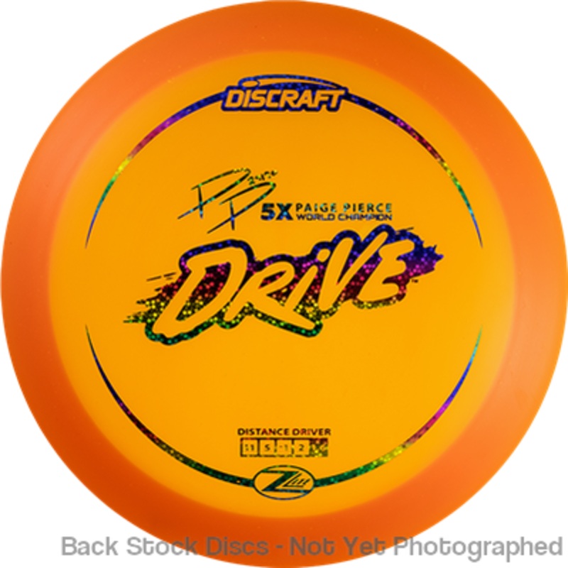 Discraft Elite Z Lite Drive Distance Driver with PP 29190 5X Paige Pierce World Champion Stamp [Back Stock Inventory – Disc and Stamp Color WILL VARY]