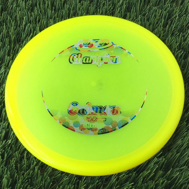 Innova Champion Caiman with Circle Fade Stock Stamp – 175g – Translucent Yellow