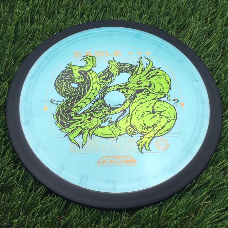 MVP Plasma Dimension with Eagle McMahon Team Series & Synergy Series Dragon Art by Green C Studio Stamp – 171.37g – Turquoise Green