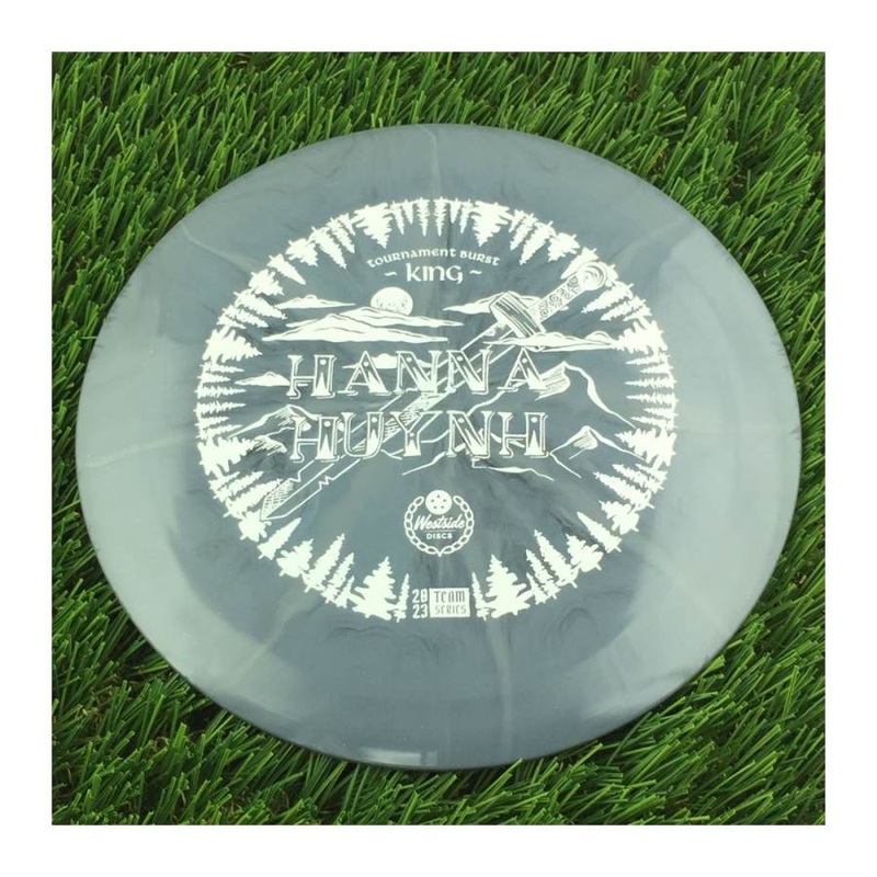 Westside Tournament Burst King with Hanna Huynh Battle Sword Team Series 2023 Stamp – 175g – Solid Grey