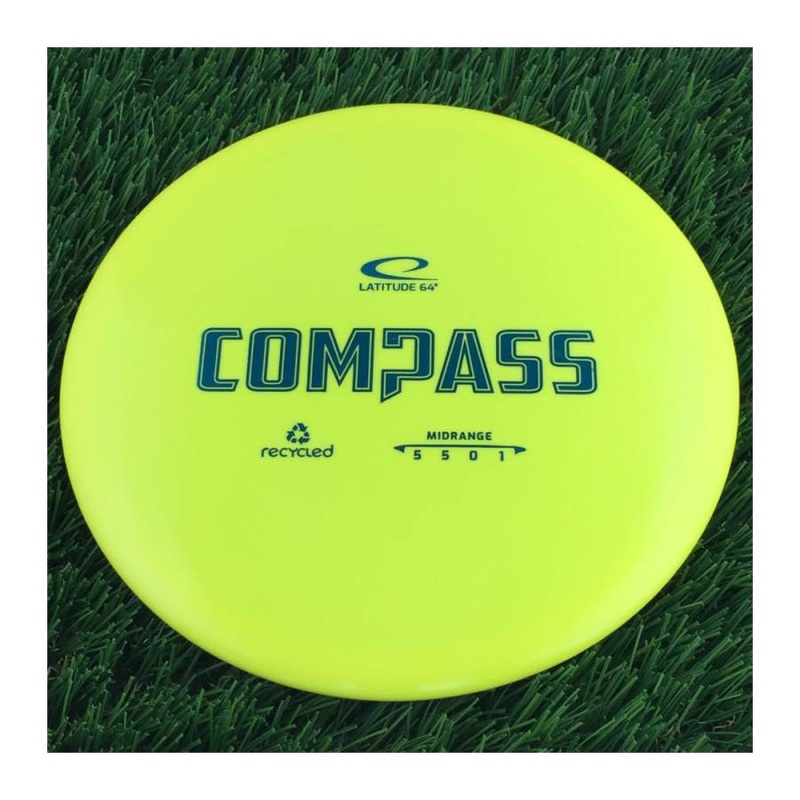 Latitude 64 Recycled Compass – 177g – Solid Yellow