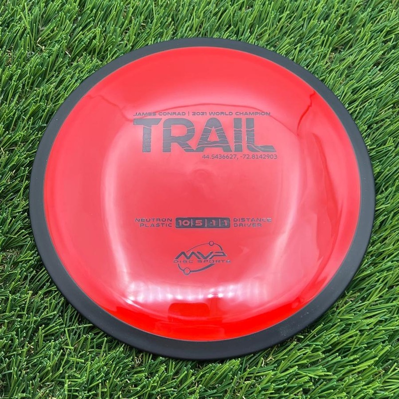 MVP Neutron Trail with James Conrad | 2021 World Champion | 37.7155474,-119.676854 Stamp – 175.39g – Red
