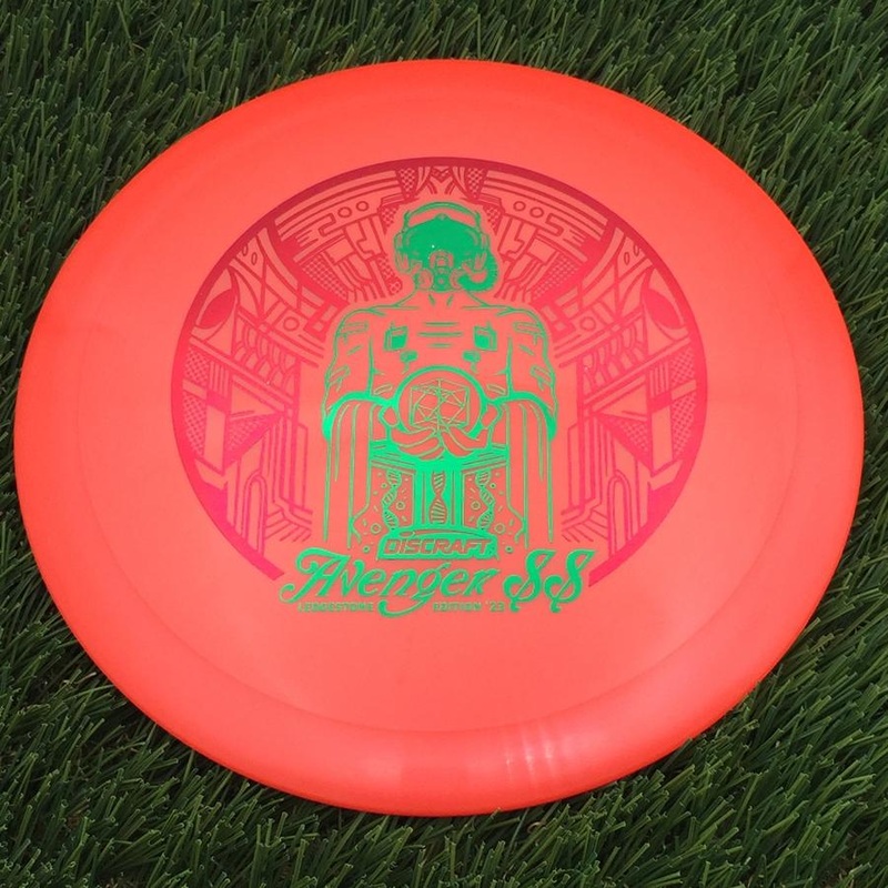 Discraft Big Z Collection Avenger SS with 2023 Ledgestone Edition – Wave 2 Stamp – 174.52g – Orangish Red