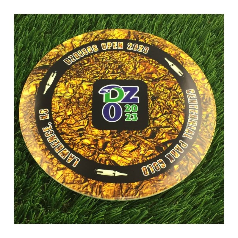 Dynamic Discs Fuzion DyeMax EMAC Truth with DZDO 2023 – Centennial Park Gold Print – 180g