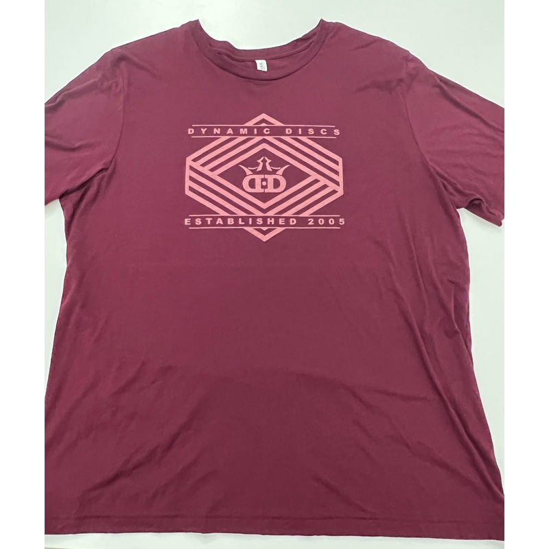 Dynamic Prism Tee Maroon