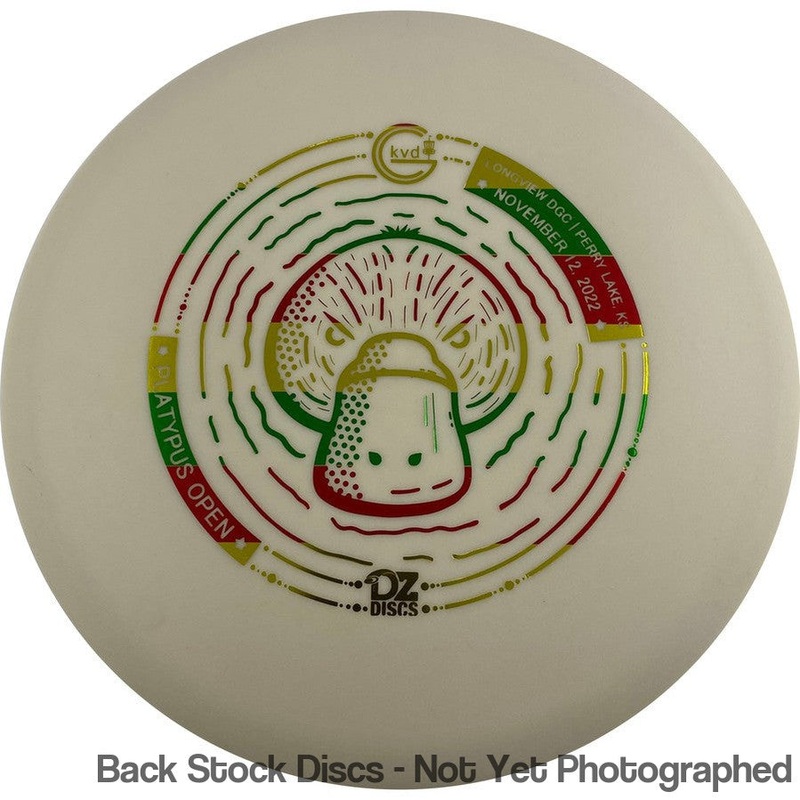 Innova DX Glow Roc Midrange with KVDGC 2022 Platypus Open – Longview – Ozawkie, KS Stamp [Back Stock Inventory – Disc and Stamp Color WILL VARY]
