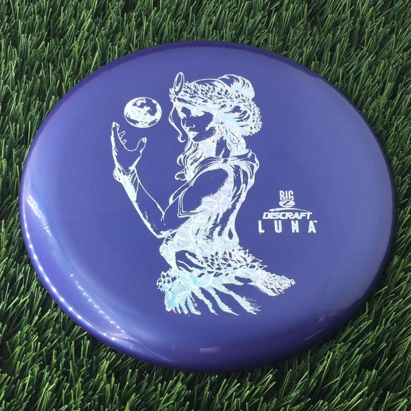 Discraft Big Z Collection Luna with Big Z Stock Stamp with Inside Rim Embossed PM Paul McBeth Stamp – 172g Purple