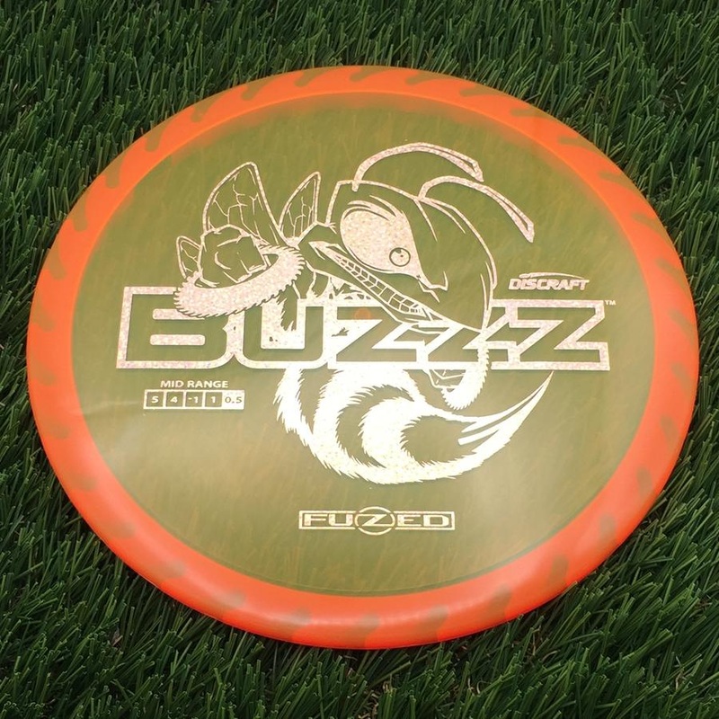 Discraft Elite Z FuZed Line with Saw Pattern Buzzz with Big Bee with Saw Blade – “Buzzzsaw” Stamp – 173.52g – Orange