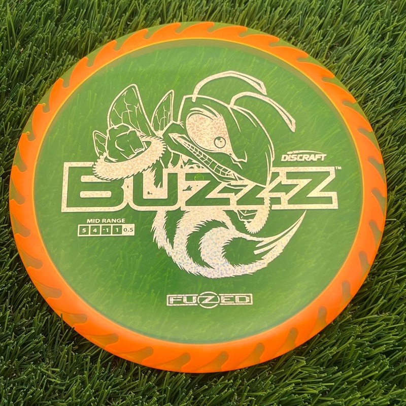 Discraft Elite Z FuZed Line with Saw Pattern Buzzz with Big Bee with Saw Blade – “Buzzzsaw” Stamp – 175.11g – Orange