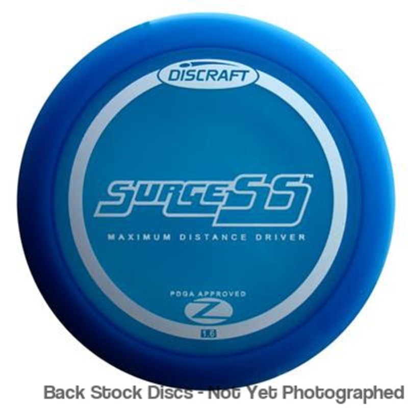 Discraft Elite Z Surge SS Distance Driver (Stock Stamp) [Back Stock Inventory – Disc and Stamp Color WILL VARY]