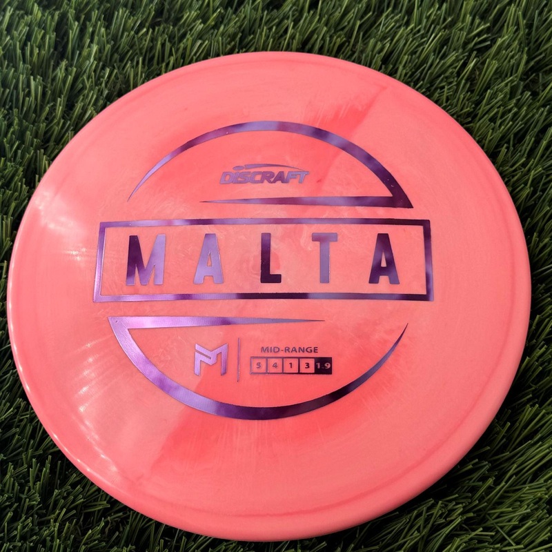 Discraft ESP Malta with PM Logo Stock Stamp Stamp – 172g Pink